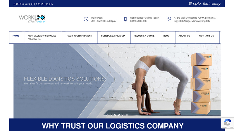 DALivery Courier Services | Simple, Fast & Easy Freight Forwarding | Logistics Company Philippines | Worklink Services Inc.