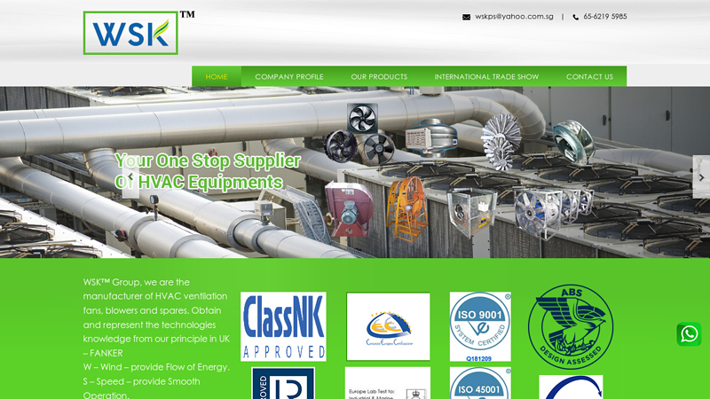 WSK? Group - One Stop Supplier of HVAC Equipment; WSK? Group - One Stop Supplier of HVAC Equipment WSK? Group