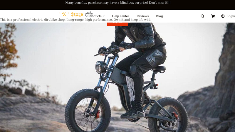 Electric Dirt Bike: The Ultimate Off-Road Experience