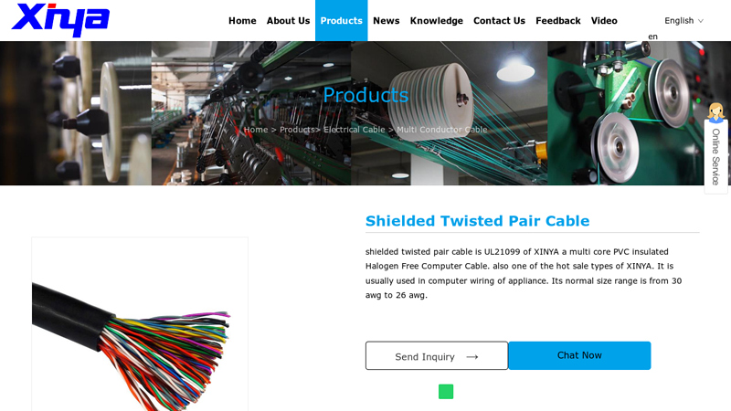 Image of China Customized Shielded Twisted Pair Cable Manufacturers, Suppliers ...