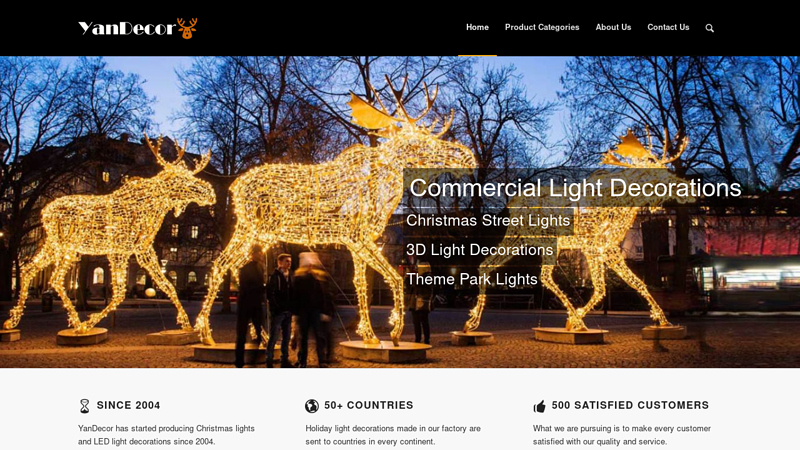 China Holiday Lighting Manufacturer and Supplier | YanDecor