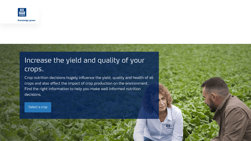 Yara Australia - Crop nutrition, chemical and environmental solutions