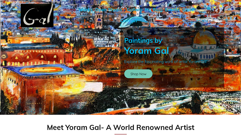 Artist | Painting | Exhibited | Yoram Gal