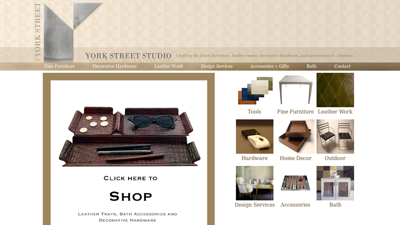 York Street Studio - Fine Furniture, Leather Walls and Tiles, Hardware and More