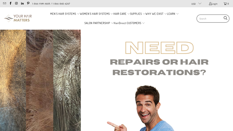 Shop for Hair Systems for Men and Women | Men