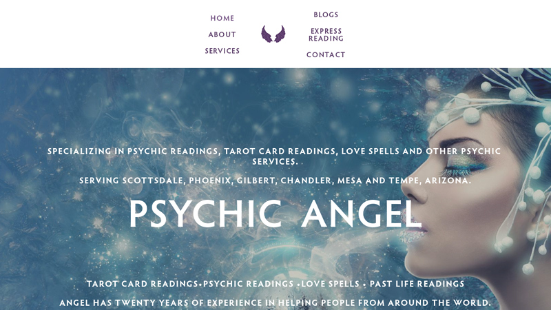 Psychic, Tarot, Palm and Spiritual Readings - Serving Scottsdale, Phoenix, Gilbert, Chandler, Mesa and Tempe, Arizona.