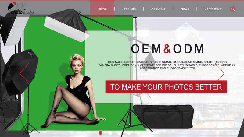 Photo Studio Kits, Light Stand, Photographic Soft Boxes & Slider Supplier China