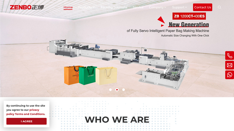 Image of China Fully Automatic Paper Bag Machine Manufacturers