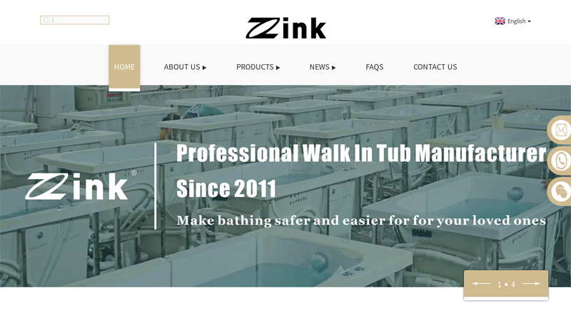 Walk In Tub, Elderly Bathtub, Disabled Bathtub - Zink