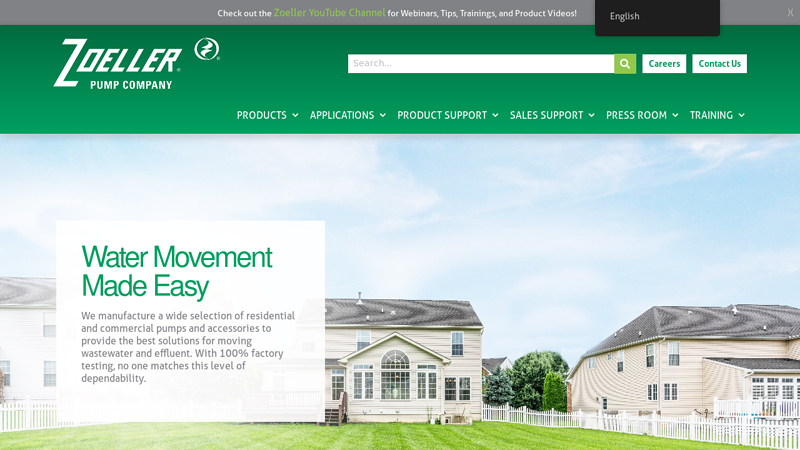 Home - Zoeller Pump Company | Wastewater Pumps & Systems