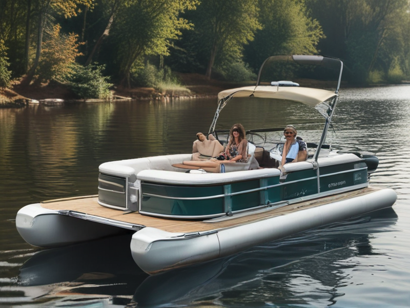 electric pontoon boat