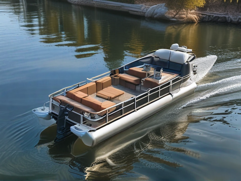 electric pontoon boat