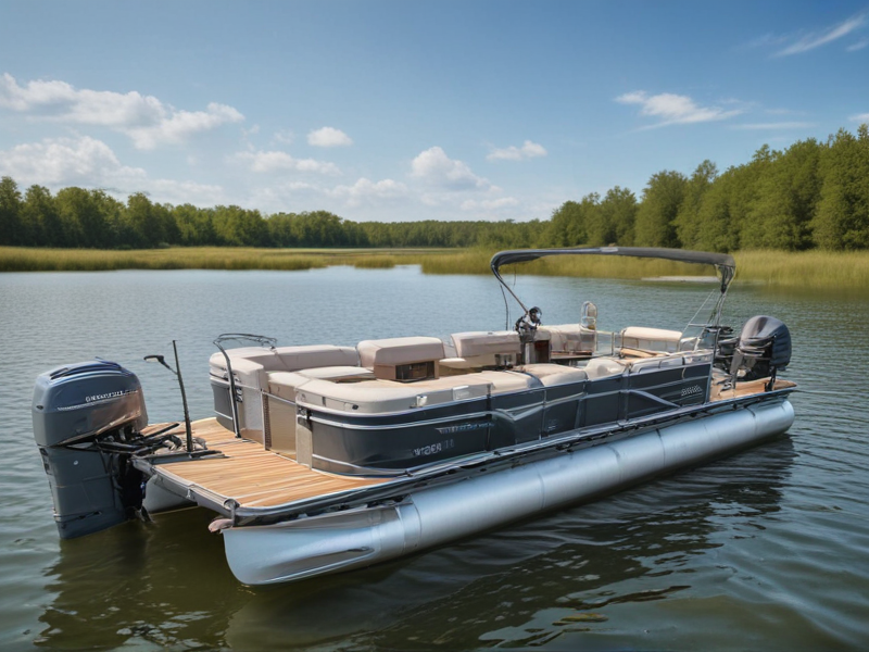 fishing pontoon boat