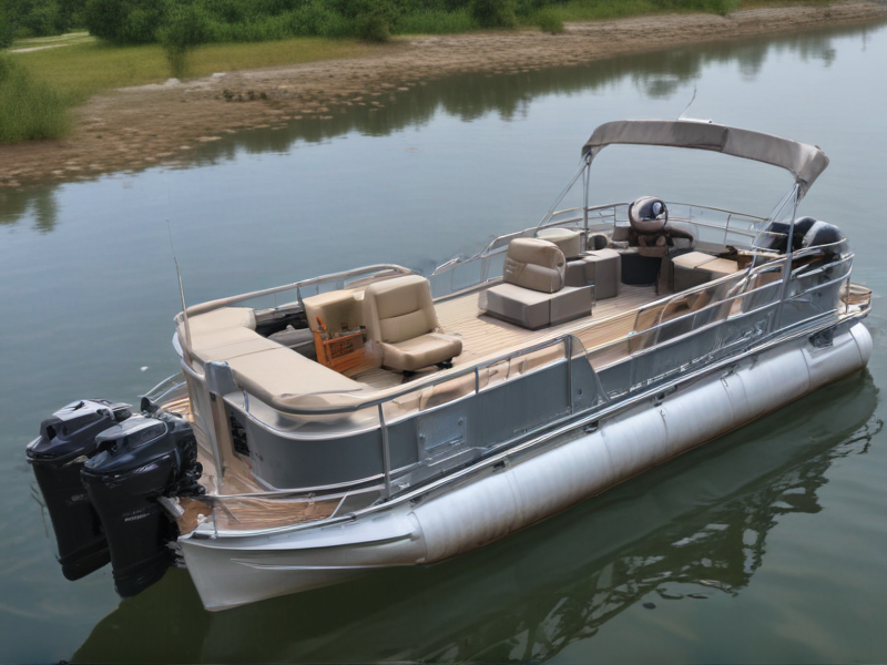 fishing pontoon boat