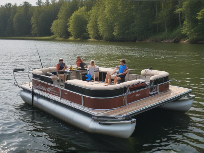 fishing pontoon boat