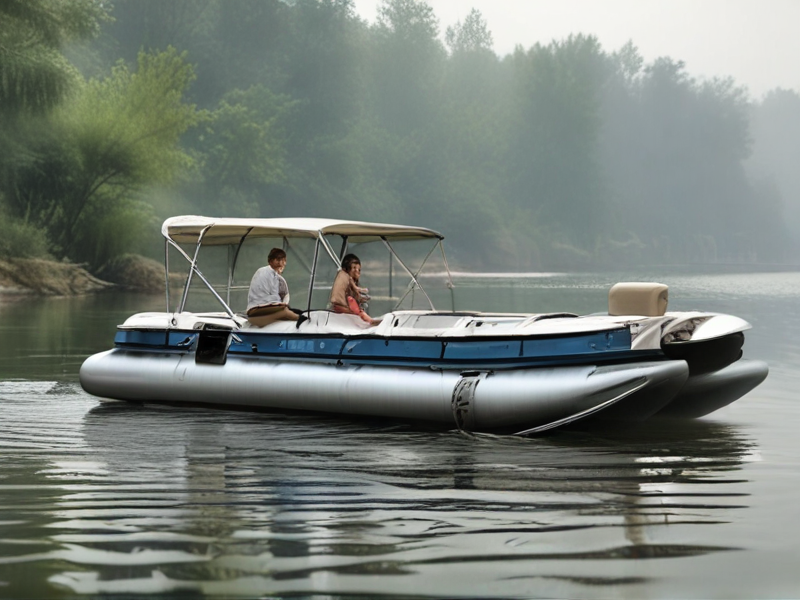 mini pontoon boat