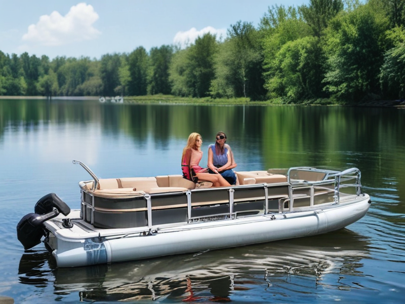 mini pontoon boat