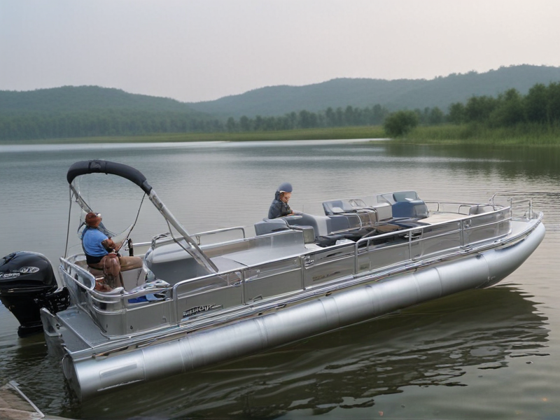 pontoon fishing boat