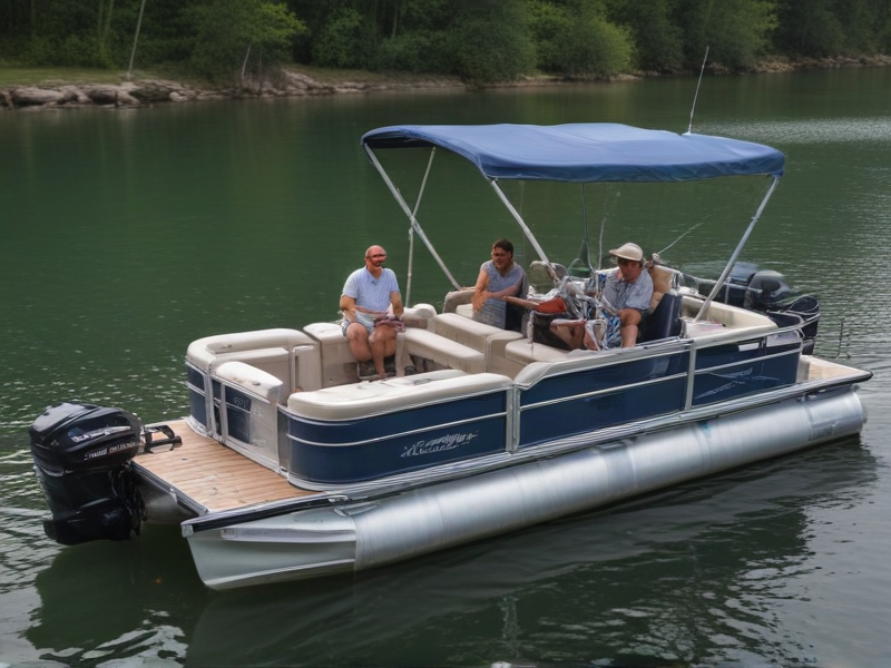 pontoon fishing boat