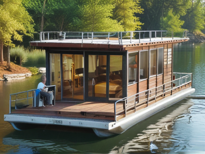 pontoon houseboat